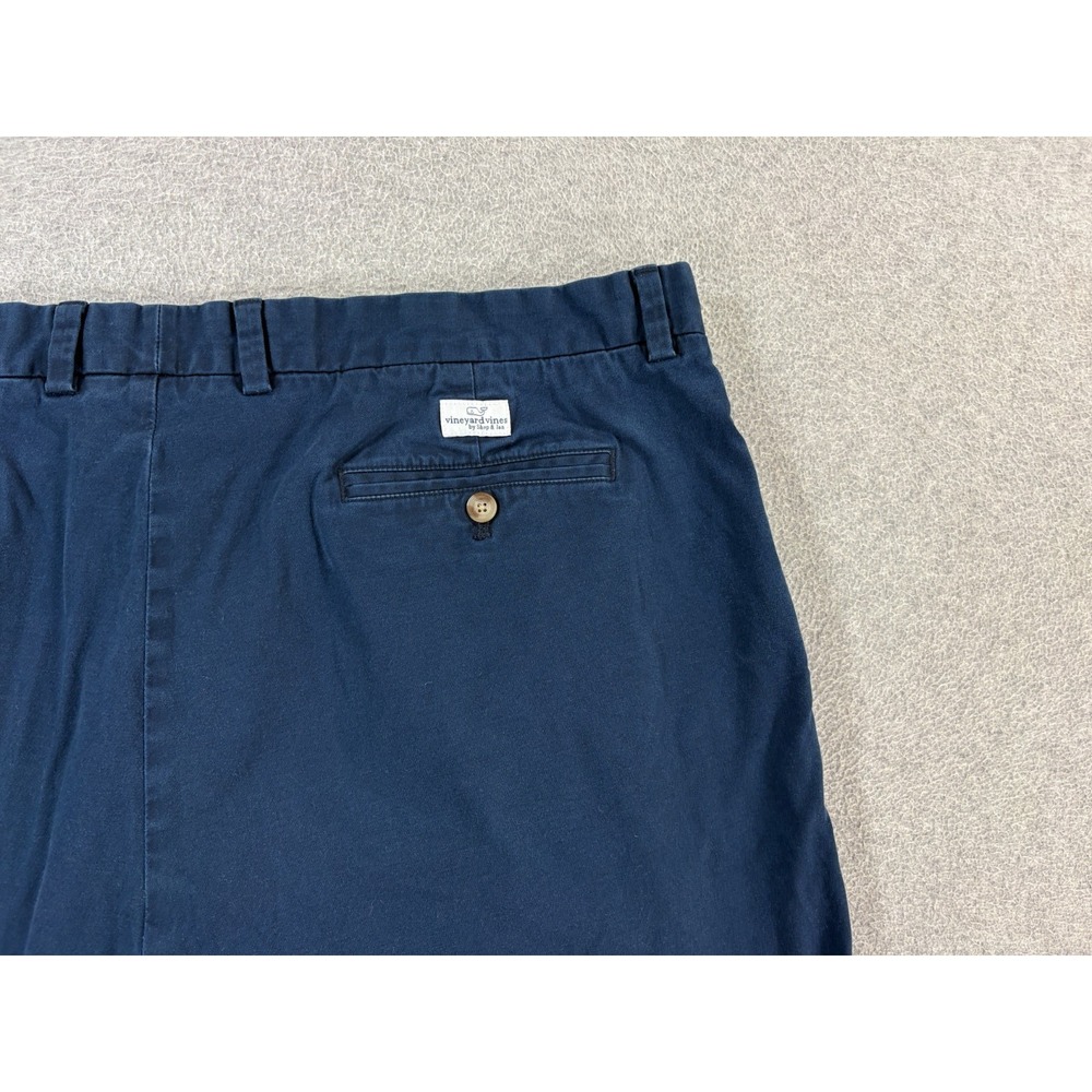 Vineyard Vines BREAKER Cotton Flat Front Shorts (Men's 42) Blue - 9" - Picture 11 of 12